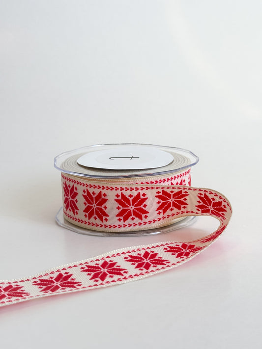 Scandinavian Snowflake - Red